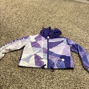 Disney World Tomorrowland Purple Wall windbreaker jacket